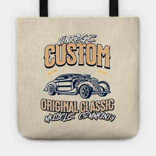 Vintage Garage Custom Car Tote