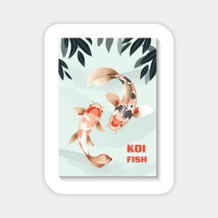 koi fish japan Magnet