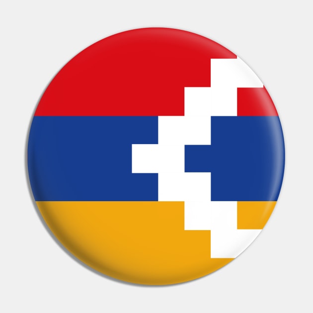 The Republic of Artsakh flag Mug Pin by DiegoCarvalho