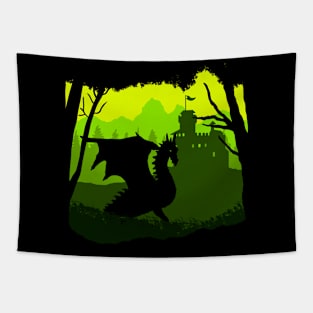 Forest Dragon Tapestry