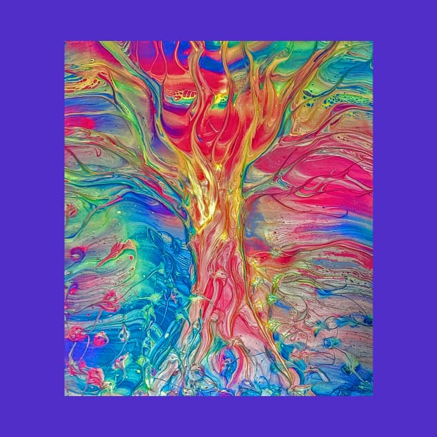 Colorful Tree of Life by Klssaginaw