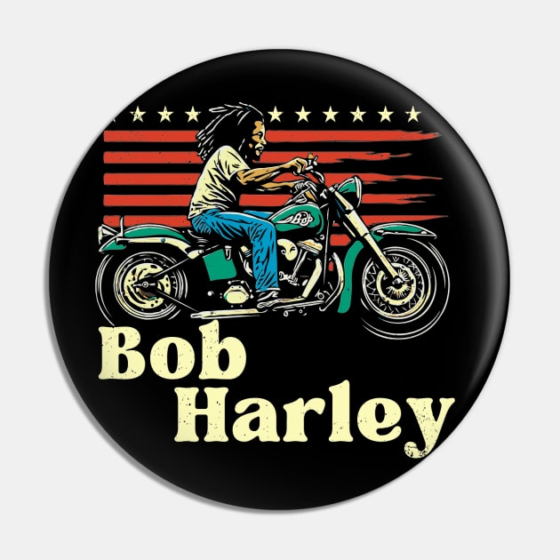 Bob Harley Pin by RuftupDesigns