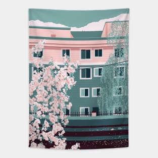 Spring Rain Tapestry