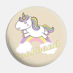 tool band ll unicorn Pin