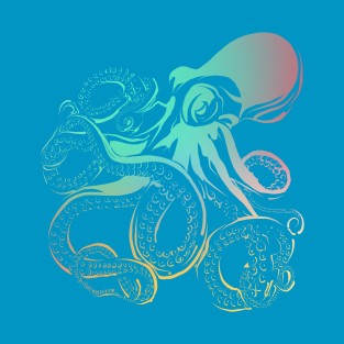 Octopus Multicolor T-Shirt