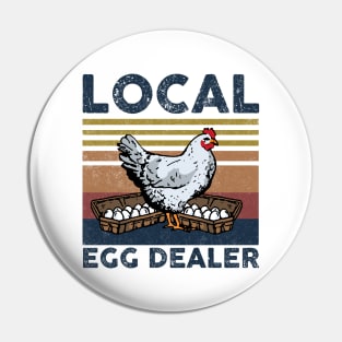 Local Egg Dealer - Cute Egg Breakfast Friend Pin