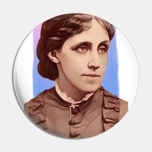 English Novelist Louisa May Alcott illustration Pin