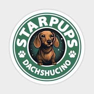 Starpups Dachshucino Magnet