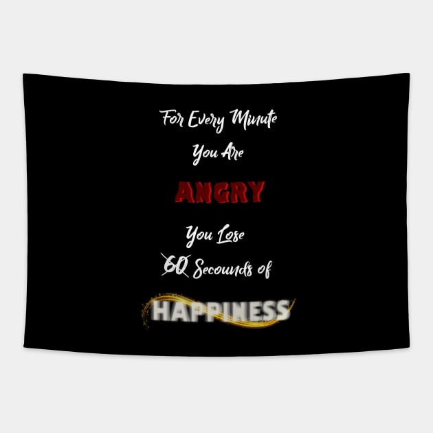 For every Min u're Angry.. U lose 60 sec of Happiness Tapestry by bixxbite