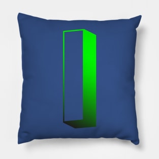 Letter I Letter Art Pillow