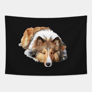 Rough Collie Tapestry