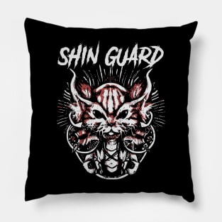 shin guard and the dark fox Pillow