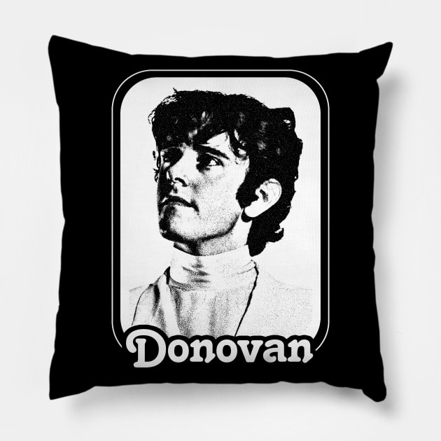 Donovan // 60s Folk Music Fan Pillow by DankFutura