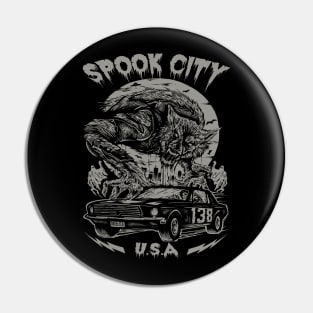 "SPOOK CITY" Pin