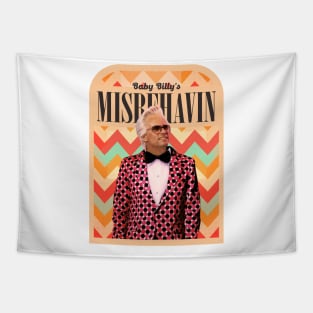 misbehavin art Tapestry