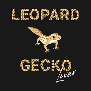 Leopard Gecko Letter T-Shirt