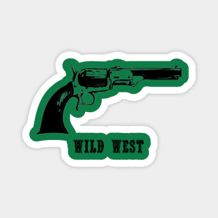Western Era - Wild West Long Barrel Revolver Magnet