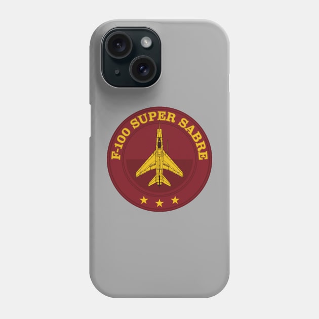 F-100 Super Sabre Phone Case by TCP