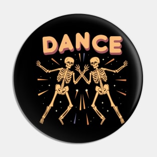 Dancing Skeletons Pin