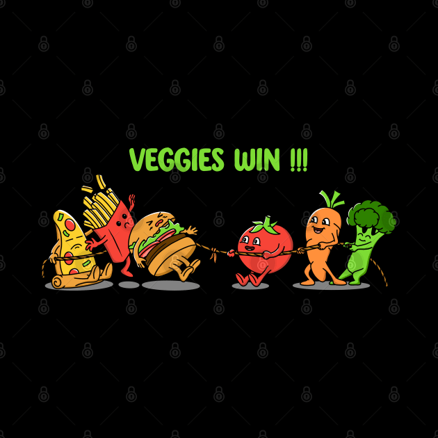 Veggies Win by Kimprut