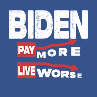 Biden | Pay More Live Worse Funny T-Shirt