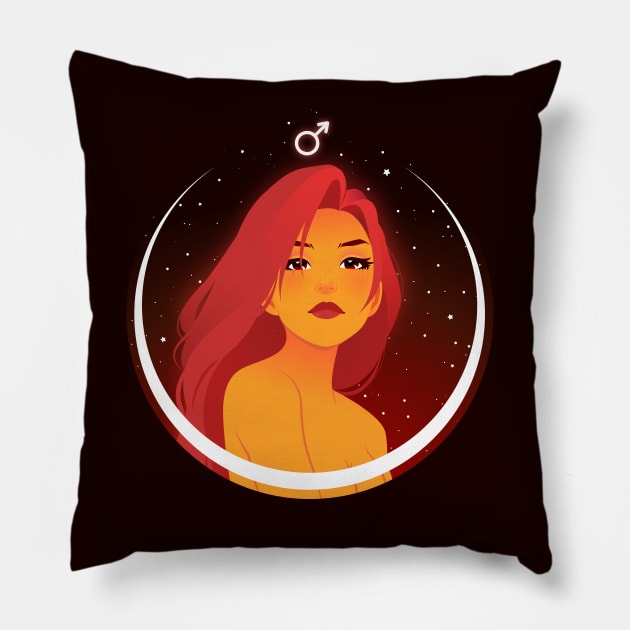 Mars Pillow by Elysart