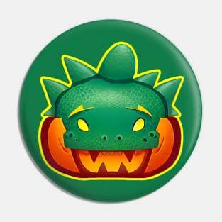 Pumpkin Cosplay Halloween Dinosaur Pin