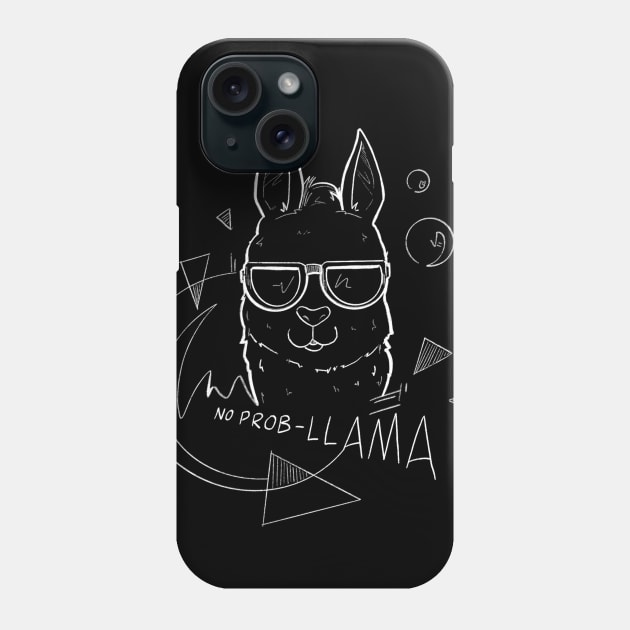 No PROB-LLAMA Phone Case by Chaplo