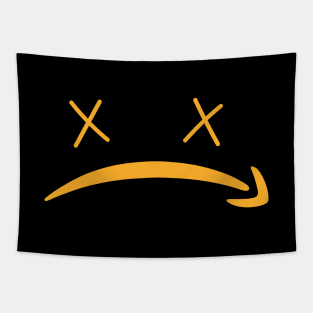 Dead Frowning Face Tapestry