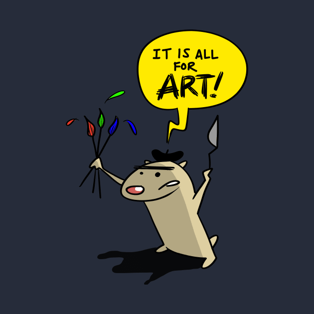 All for Art! by brightredrocket