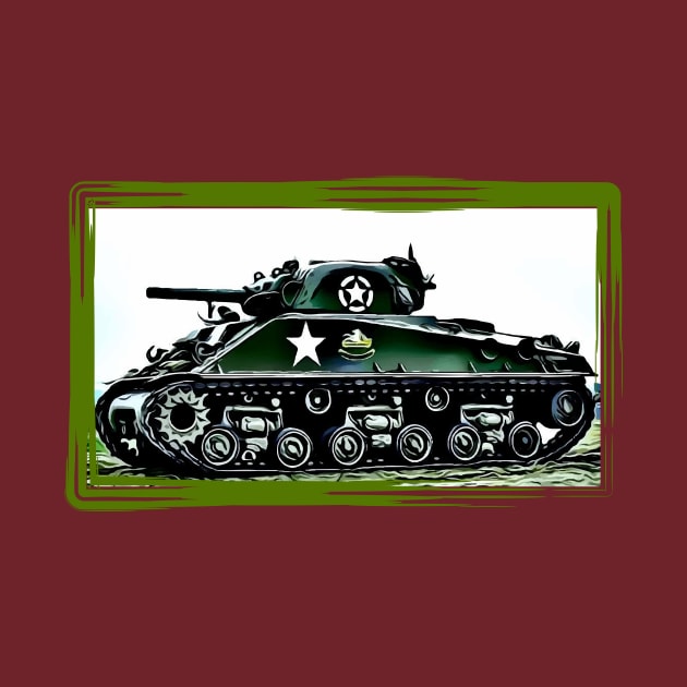 M4 Sherman Tank by Arie