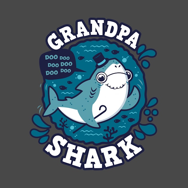 Grandpa Shark (trace) by Olipop