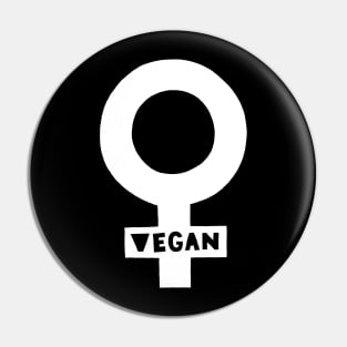 Vegan Feminist Pin