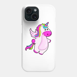 Unicorn at Flying Phone Case