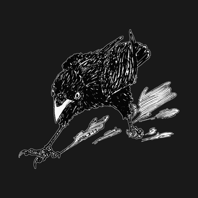 The Running Crow by Crowmander