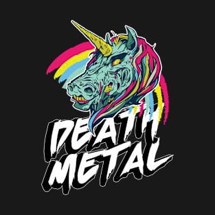 Zombie Death Metal Unicorn T-Shirt