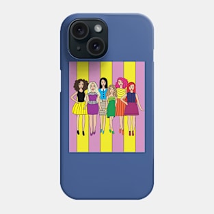 Colorful Retro Doll Phone Case