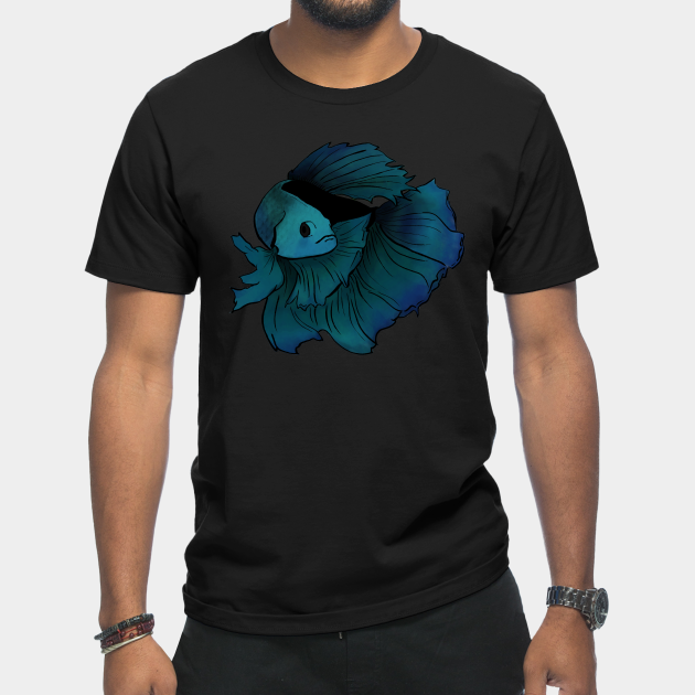 Discover Blue Betta - Betta - T-Shirt