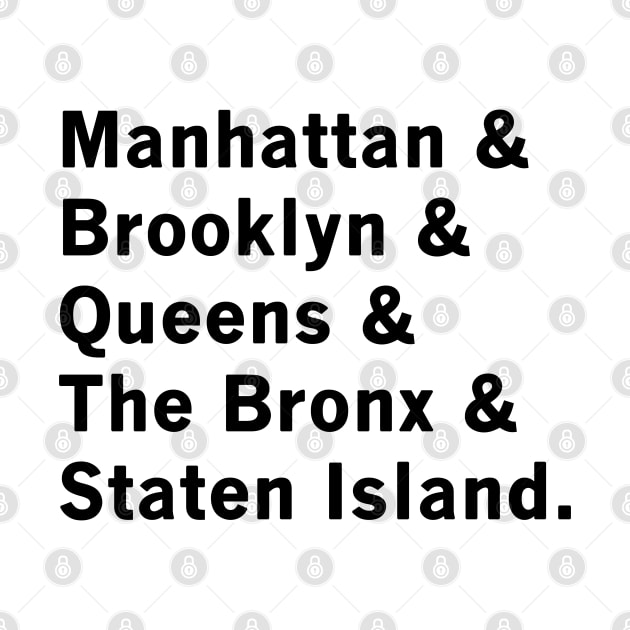 5 Boroughs of NYC by IdenticalExposure