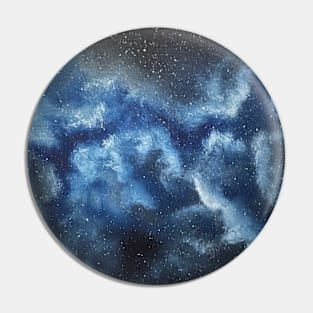 Blue Galaxy Pin