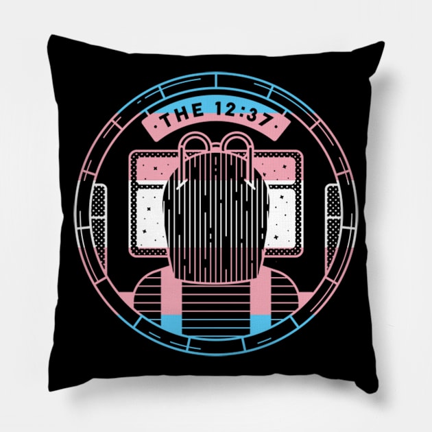 Pride Logo - Trans Flag Pillow by the1237