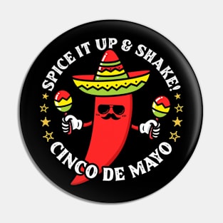 Cinco de Mayo Mexican Sombrero Pin