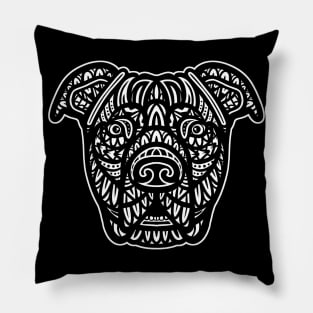 Pitbull Tribal Pillow