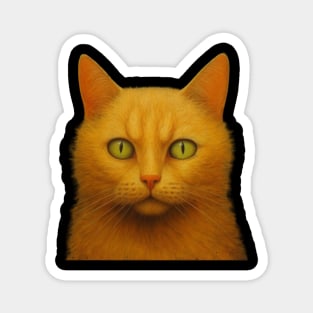 Orange Cat Magnet