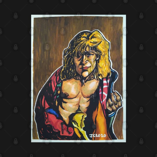 Silence Of The Lambs - "Goodbye Horses" Buffalo Bill portrait (original) by StagArtStudios