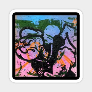 pop art popeye absorbing man comic books warhol lichtenstein Magnet