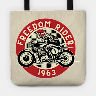 Vintage Motorcycle Club Freedom Rider 1963 Tote