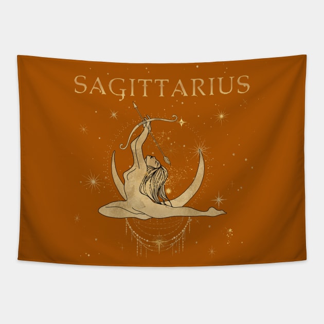 Sagittarius zodiac sign Tapestry by ArtStyleAlice