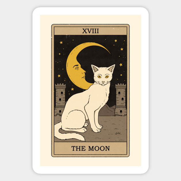 The Moon - Moon - Sticker