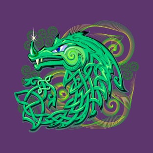 Fantasy green dragon T-Shirt